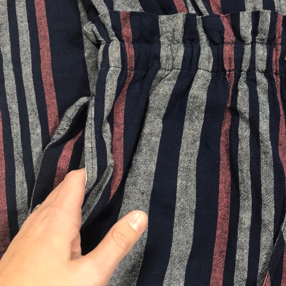 NWT Splendid Linen Stripe Jumpsuit - Picture 5 of 8